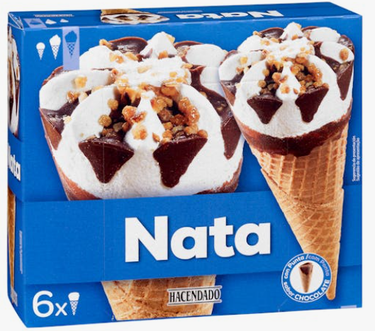 Caja de Cono de nata